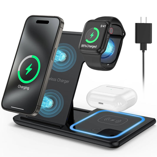 Wireless Charger, 18W Fast Iphone Charging Station 